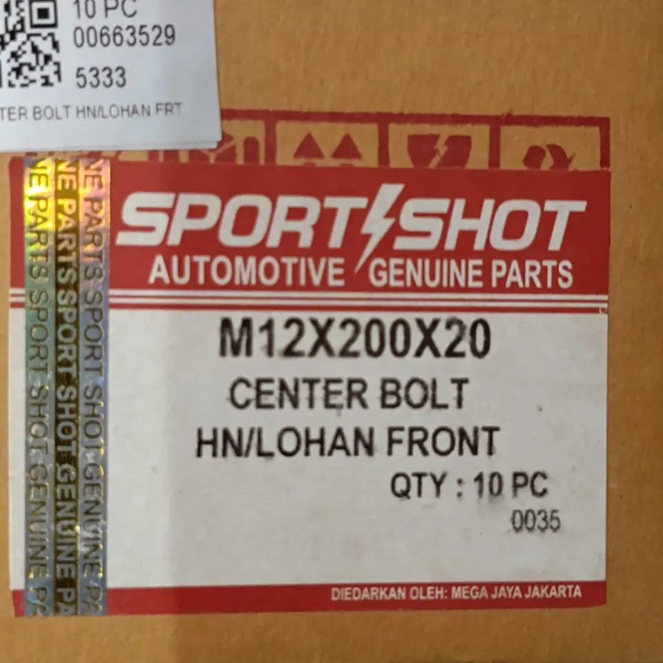 TUSUK PER DEPAN HINO LOHAN SPORTSHOT null TUSUK PER / CENTER BOLT / TUSUK SATE SPORTSHOT