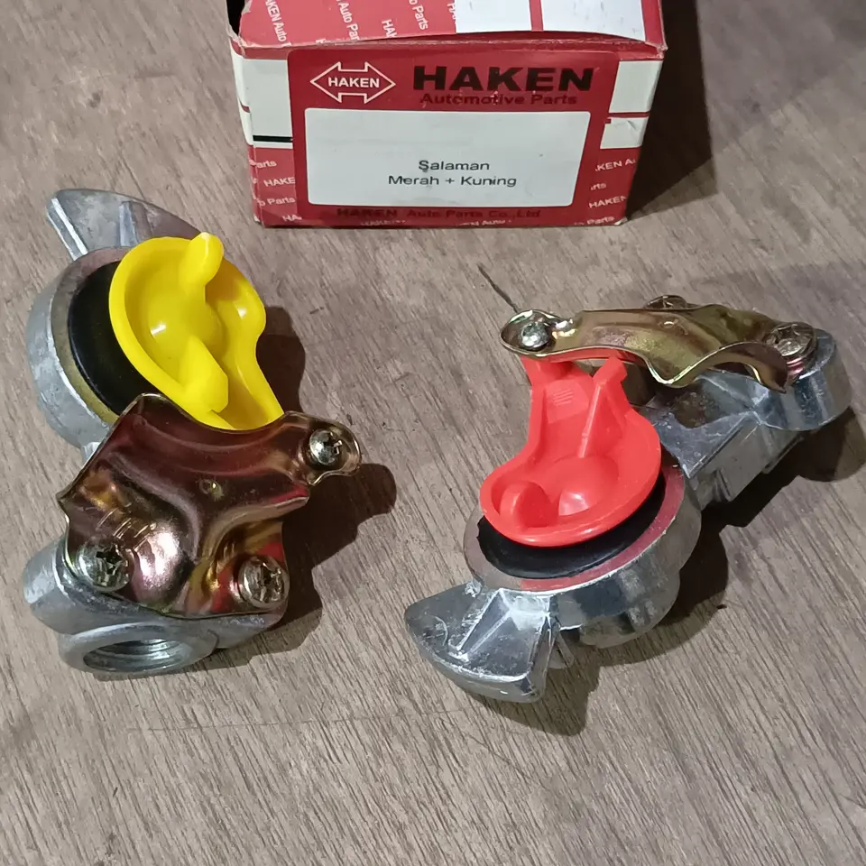 COUPLING HEAD SALAMAN GANDENGAN MERAH+KUNING HAKEN SALAMAN GANDENGAN MERAH KUNING HAKEN SALAMAN/GANDENGAN/TRAILER HAKEN