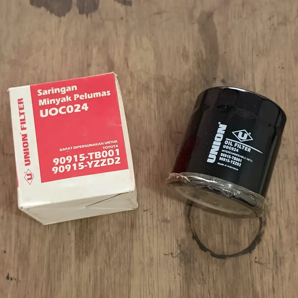 OIL FILTER INOVA / FORTUNER / HILUX UNION UOC024 / 90915-TB001 / 90915-YZZD2 FILTER OLI / OIL FILTER/ OF UNION FILTER