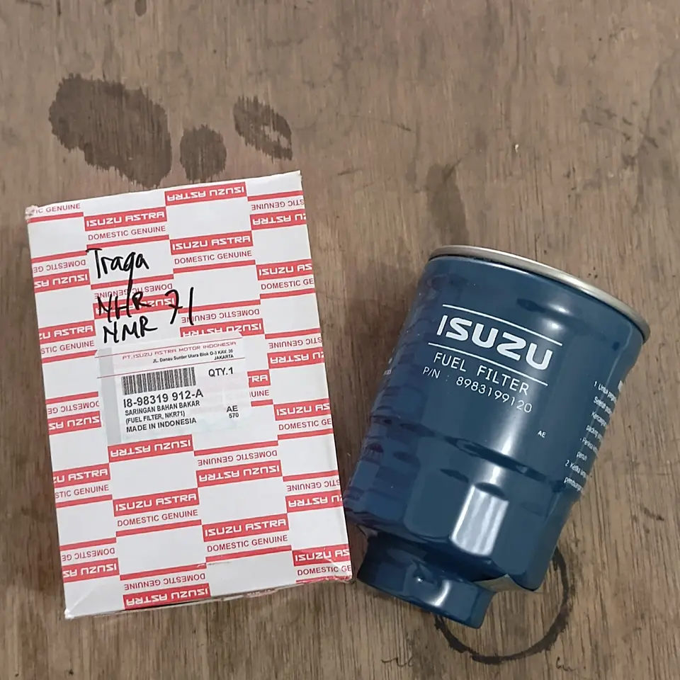 FUEL FILTER TRAGA / ELF / NHR 71 / NMR 71 / ISUZU I8-98319912-A FILTER SOLAR/FILTER BENSIN/FUEL FILTER/WATER SEPARATOR / FF ISUZU
