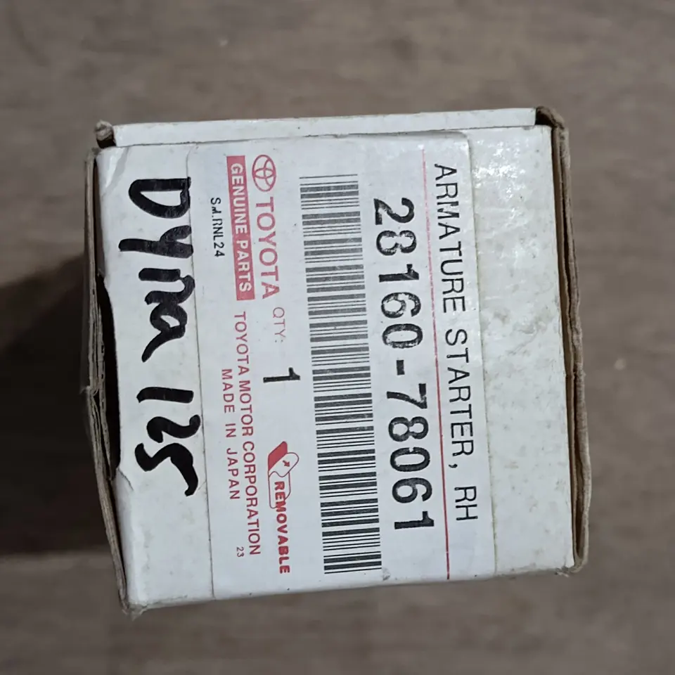 ARMATURE STARTER DYNA HT 125 TOYOTA 28160-78061 ANGKER STARTER / ARMATURE TOYOTA