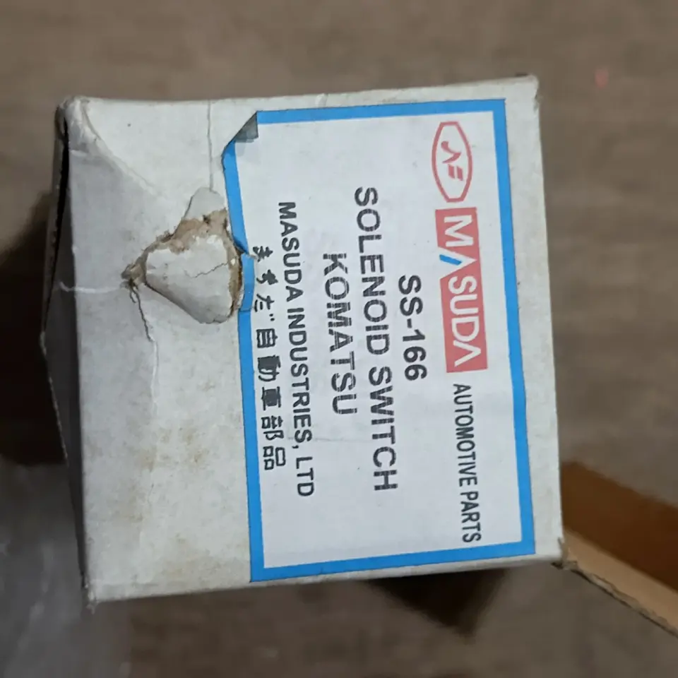 SWITCH STARTER KOMATSU MASUDA SS166 SWITCH STARTER / SELENOID SWITCH MASUDA