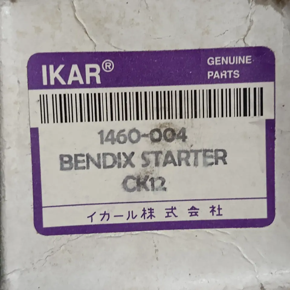BENDIX STARTER NISSAN CK 12 (GIGI 11) IKAR 1460-004 BENDIK / BENDIX STARTER IKAR