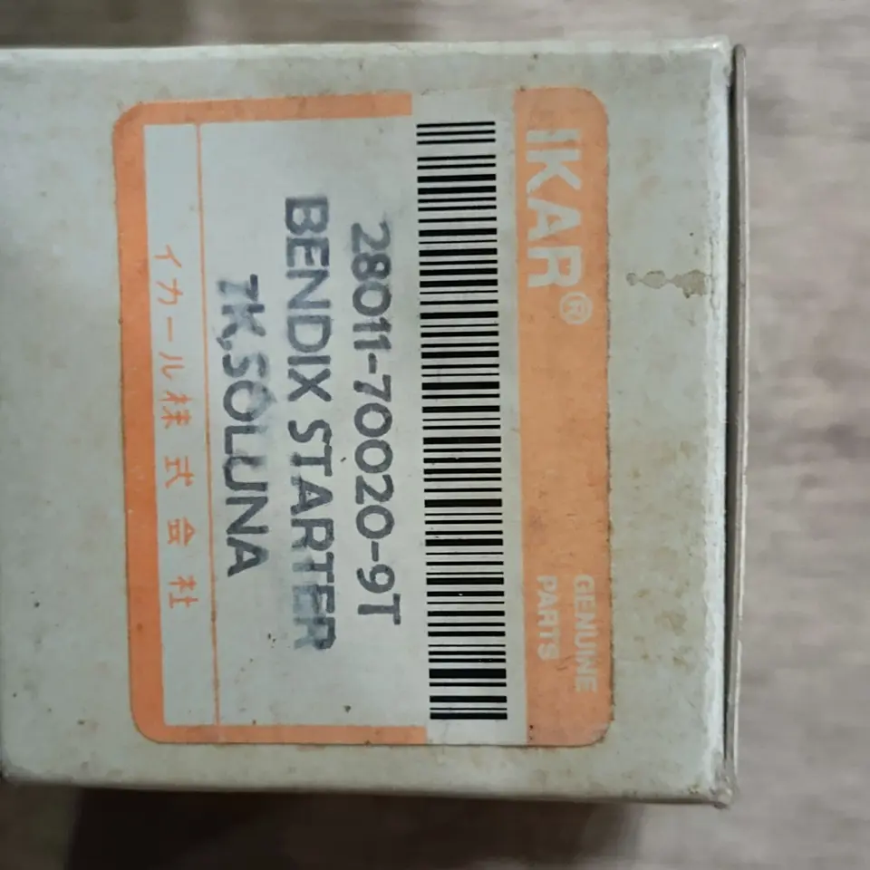 BENDIX STARTER INOVA BENSIN /7K / SOLUNA (GIGI 9) IKAR