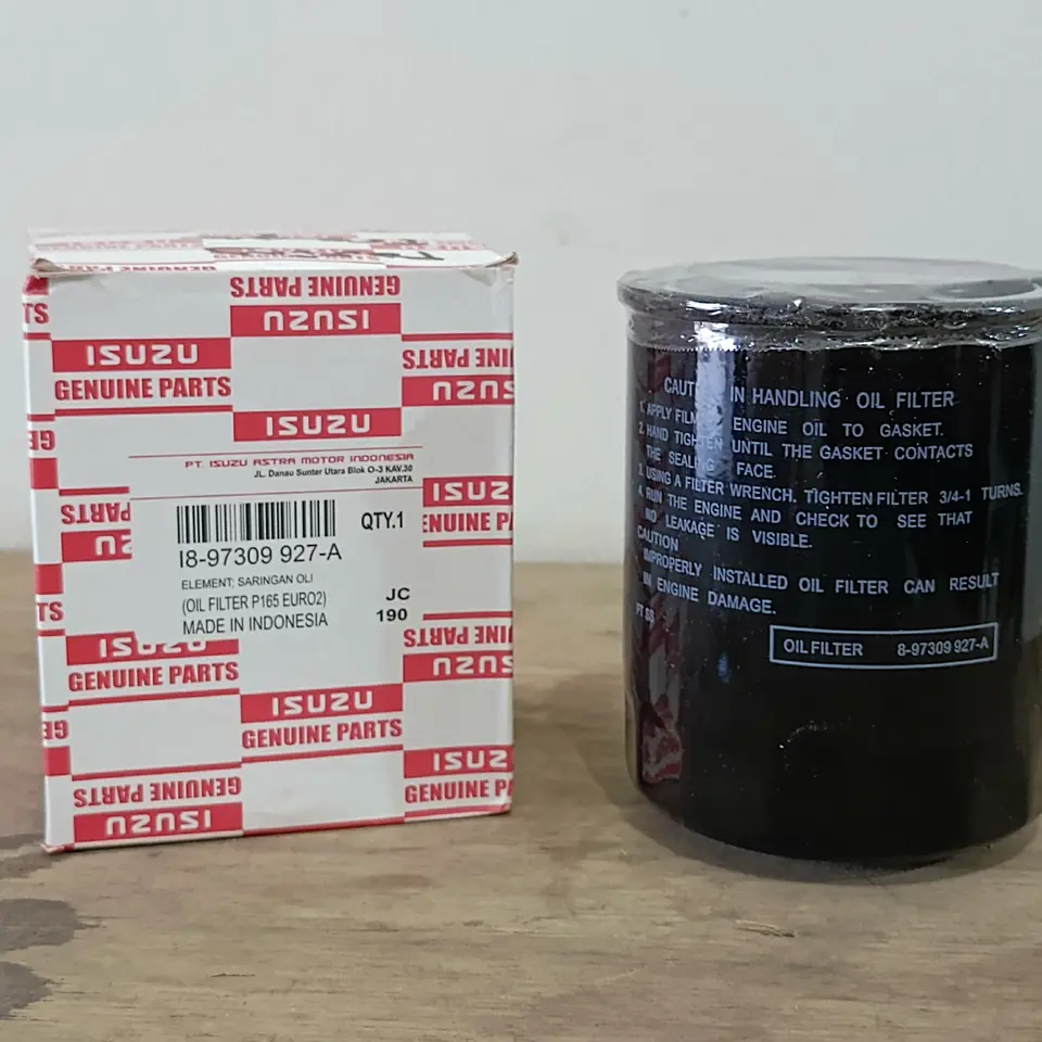 OIL FILTER TRAGA/DMAX/TOURING ISUZU I8-97309927-A / C1539 / JOC19002 FILTER OLI / OIL FILTER/ OF ISUZU