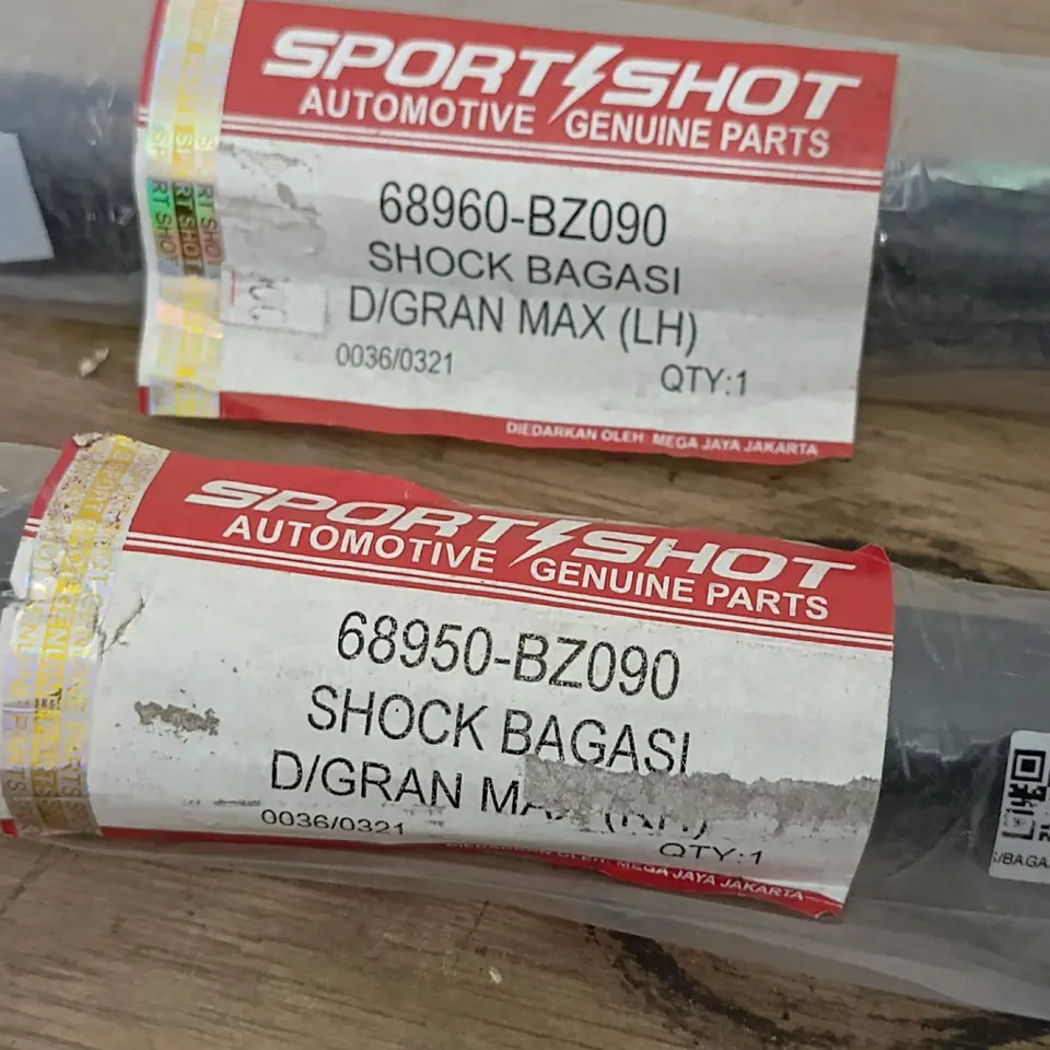 SHOCK BAGASI GRANMAX L/R SPORTSHOT LH 68960-BZ090 / RH 68950-BZ090 SHOCKBREAKER / PEREDAM KEJUT / SOKBEKER SPORTSHOT