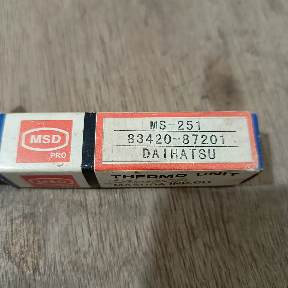 SWITCH TEMPERATUR TAFT/HIJET/ZEBRA MSD MS251 / 83420-87201 SWITCH TEMPERATUR/ AMPER / AMPERE PANAS MSD PRO