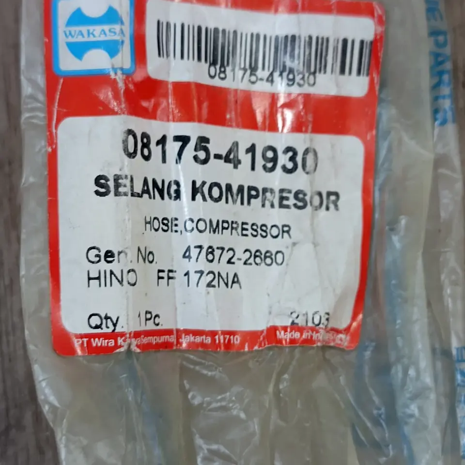 SELANG KOMPRESOR HINO WAKASA (+16+13)