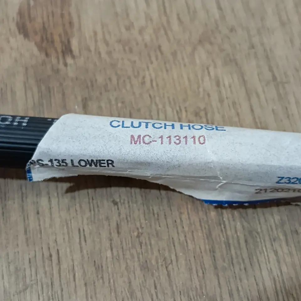 SELANG KOPLING BAWAH PS 120/135 5M (+12-11) MC113110 CLUTCH HOSE / SELANG KOPLING ATAS / BAWAH 5M