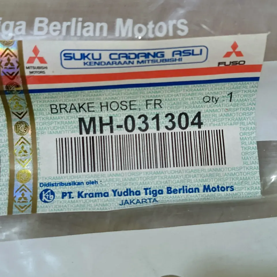 SELANG REM DEPAN BAWAH PS 190/220 GANJO/ FM516 (+10-11) MITSUBISHI