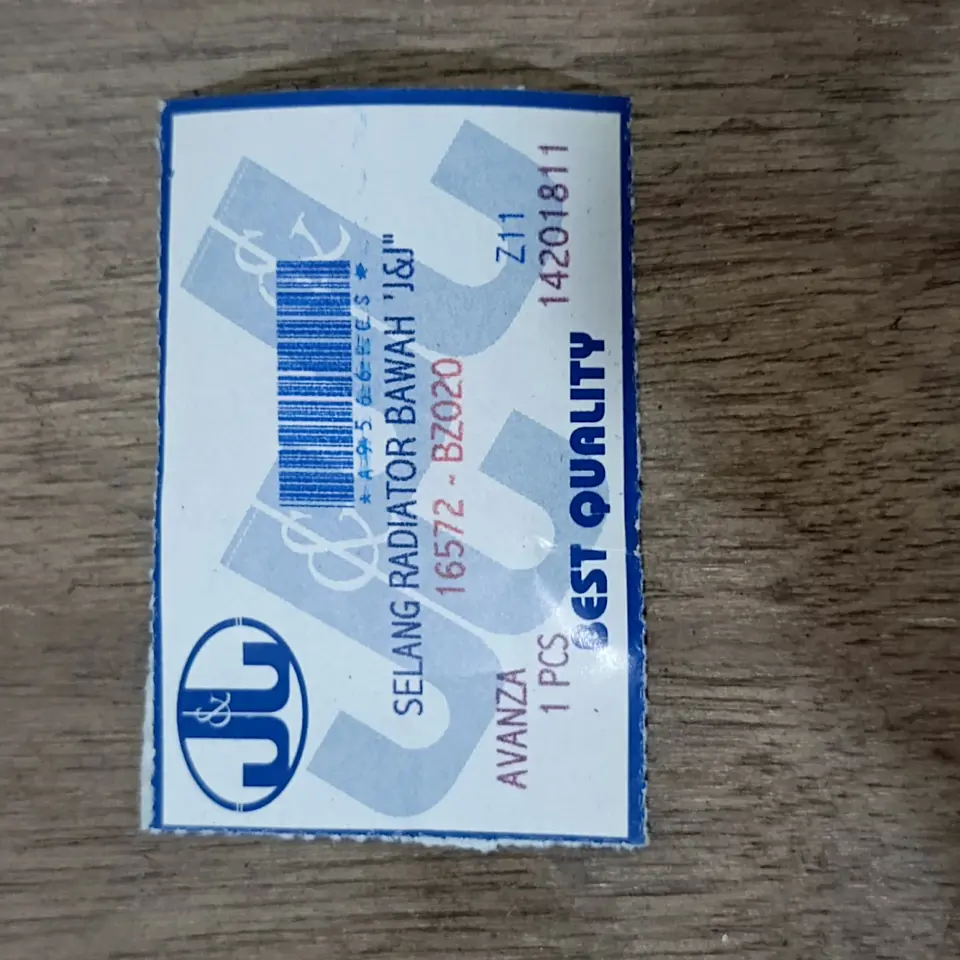 SELANG RADIATOR BAWAH AVANZA (PANJANG) JJ