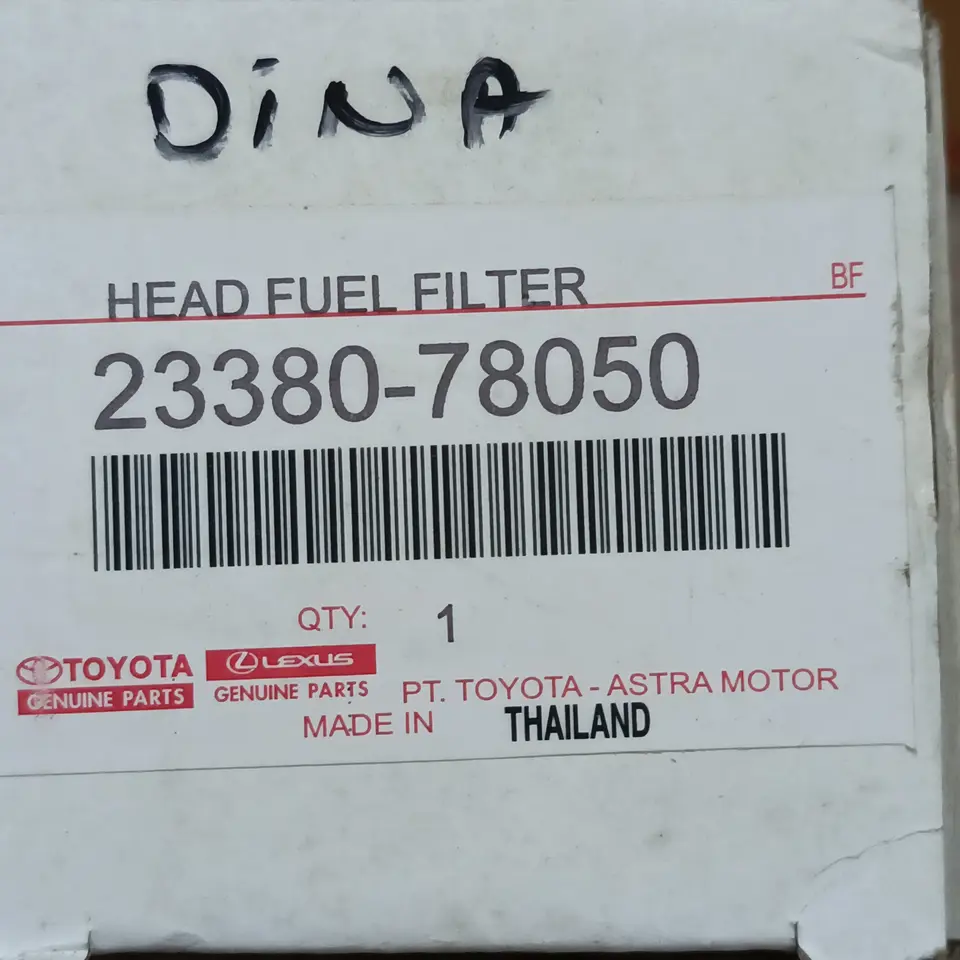 HEAD FUEL FILTER DYNA 125/130HT TOYOTA