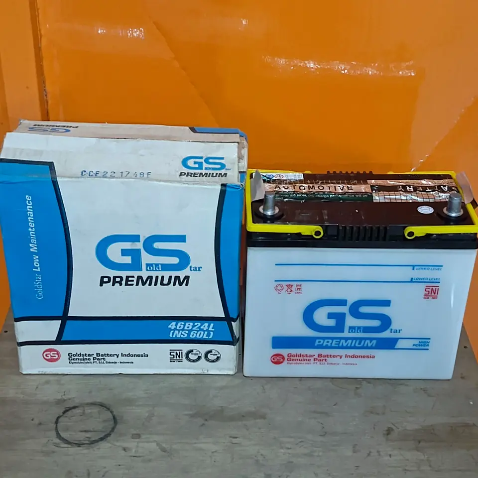 ACCU 45AH NS60L 12V GOLD STAR 46B24L ACCU GOLD STAR PREMIUM