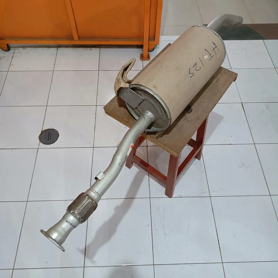 KNALPOT / MUFFLER + FLEKSIBEL DYNA 125/115 TRI STAR (45CM) null KNALPOT / EXHAUST TRI STAR EXHAUST