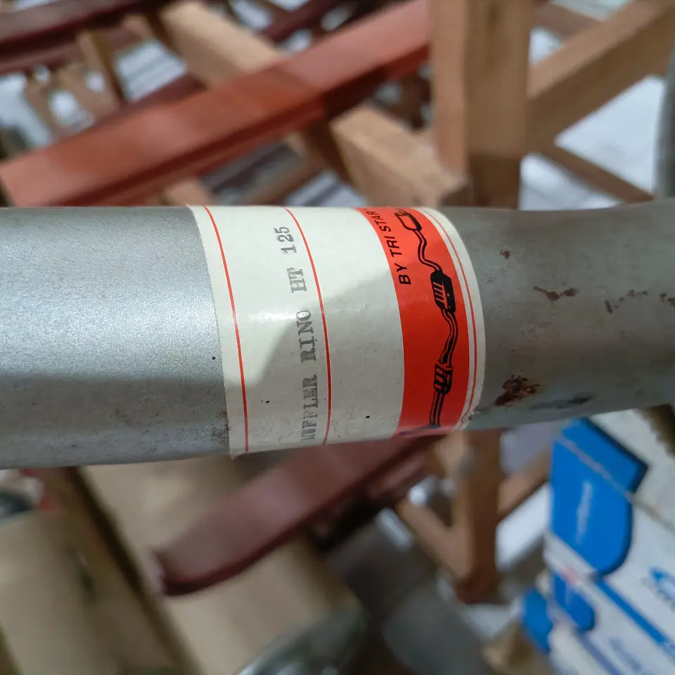 KNALPOT / MUFFLER + FLEKSIBEL DYNA 125/115 TRI STAR (45CM)