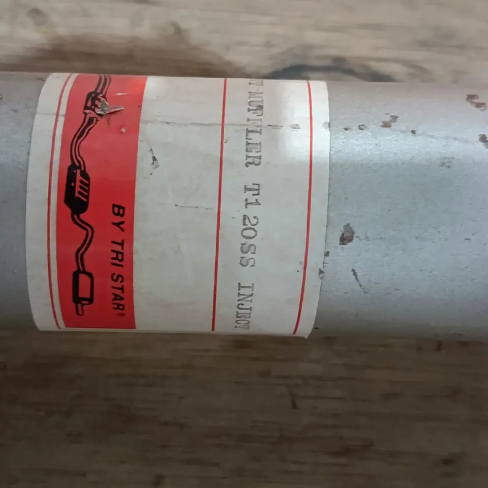 MUFFLER DEPAN T120SS INJEKSI TRI STAR (20CM)