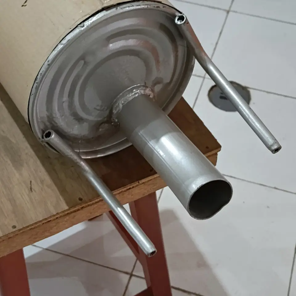 KNALPOT / MUFFLER DYNA HT 130 TRI STAR (39CM) null KNALPOT / EXHAUST TRI STAR EXHAUST