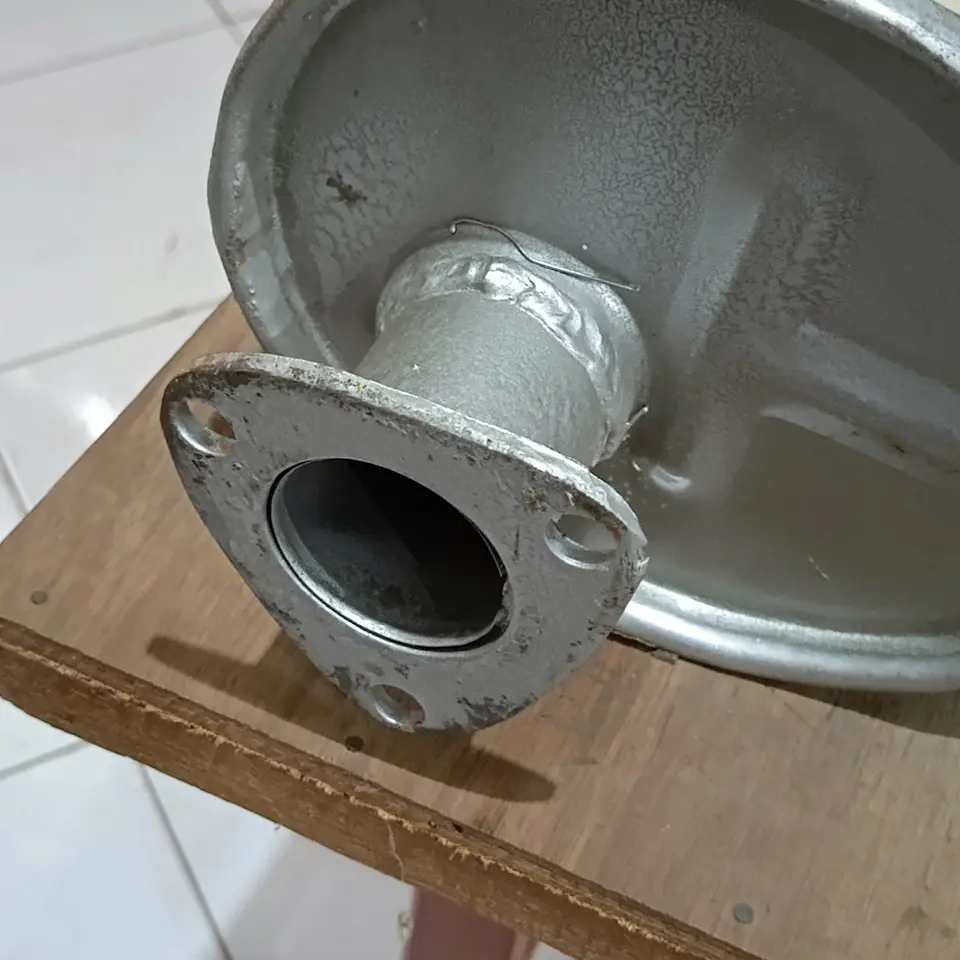KNALPOT / MUFFLER PS 100/120 TRI STAR (44CM)