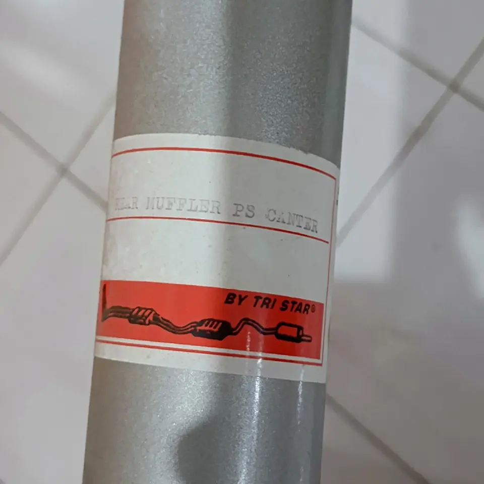 KNALPOT / MUFFLER PS 125/135 TRI STAR (54CM)