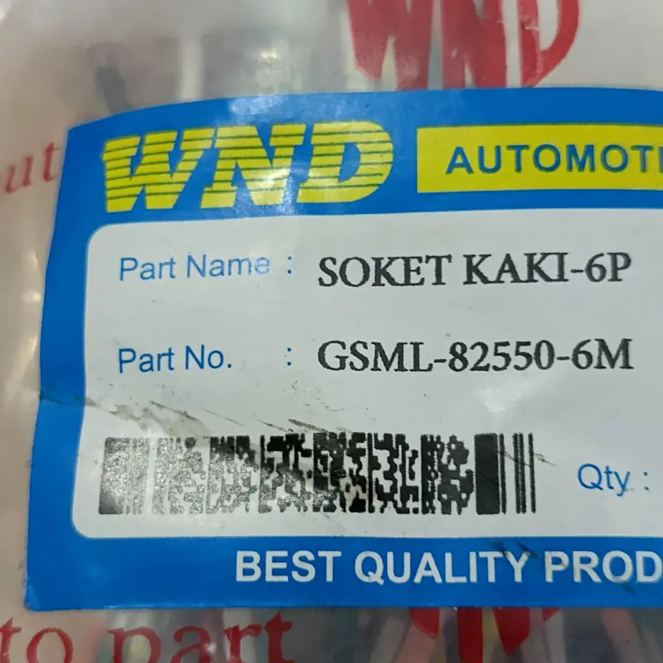 SOKET KAKI 6 PEREMPUAN WND