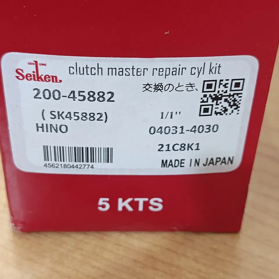 C/M KIT HINO 320 (1/1") SEIKEN 200-45882 / SK45882 / 04031-4030 CLUTCH MASTER (C/M) / MASTER KOPLING ATAS / CM SEIKEN