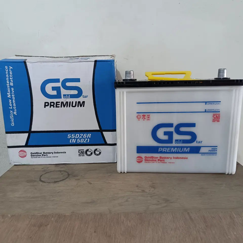 ACCU 60AH N50Z 12V GOLD STAR PREMIUM 55D26R ACCU GOLD STAR PREMIUM