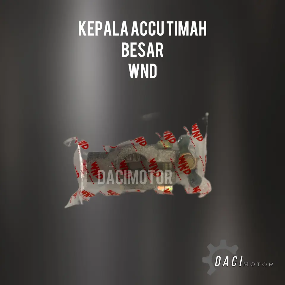 KEPALA ACCU TIMAH 100A TIMAH BESAR KEPALA ACCU WND