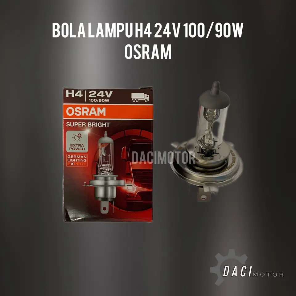 BOLA LAMPU H4 24V 100/90W OSRAM