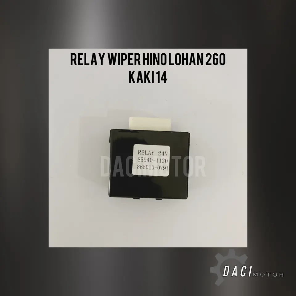 RELAY WIPER HINO LOHAN 260 (KAKI 14) 85940-1120 / 866010-0791 RELAY AUTO PARTS