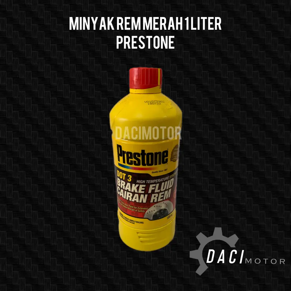MINYAK REM DOT 3 BESAR (12X1L) MERAH PRESTONE MERAH 1L TOOLS/ACCESORY/OTHER PRESTONE