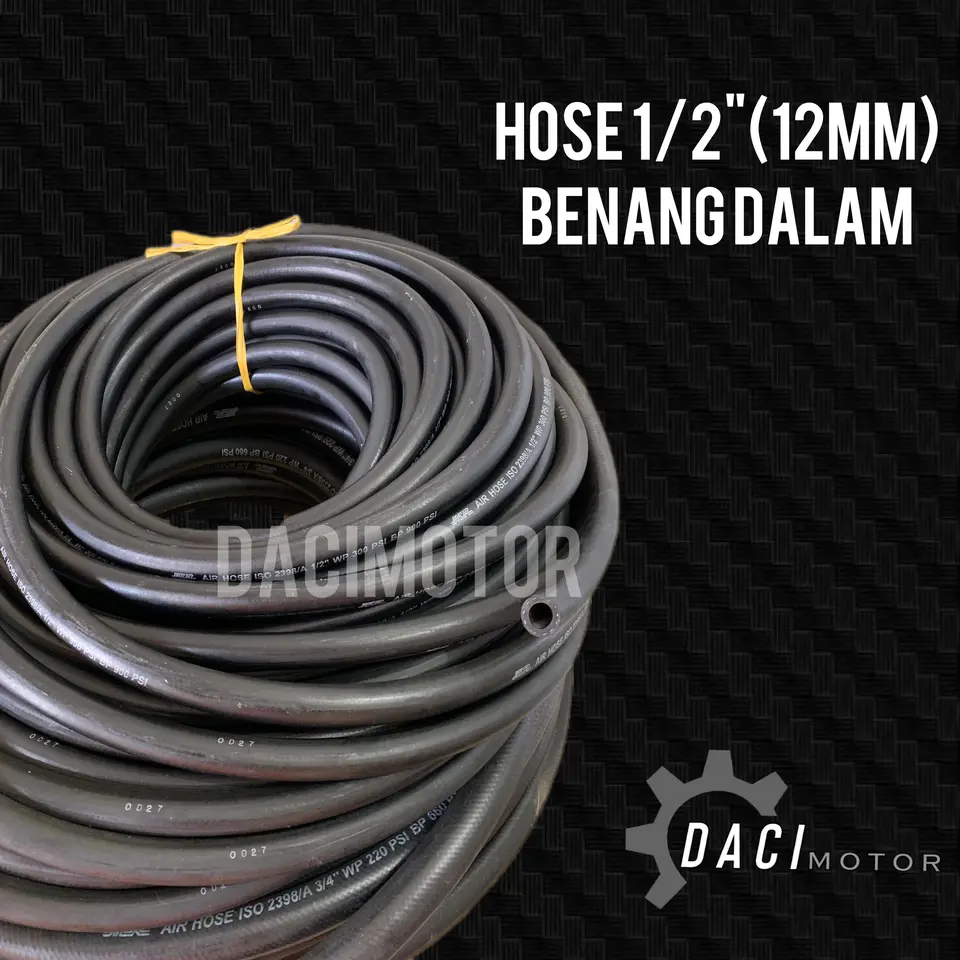 SELANG 1/2"/12MM NCR (12.7*21MM) 300PSI (1 ROLL=50M) null HOSE/SELANG NCR