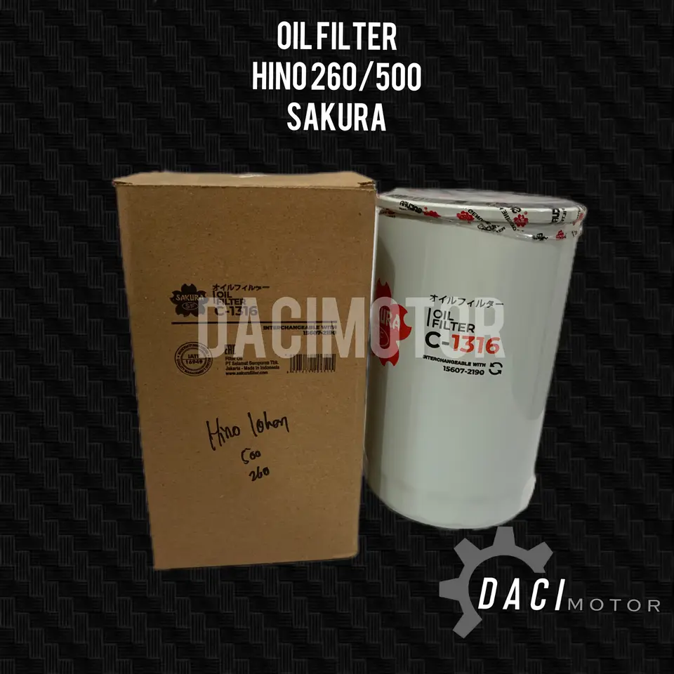 OIL FILTER HINO LOHAN 260/500 SAKURA