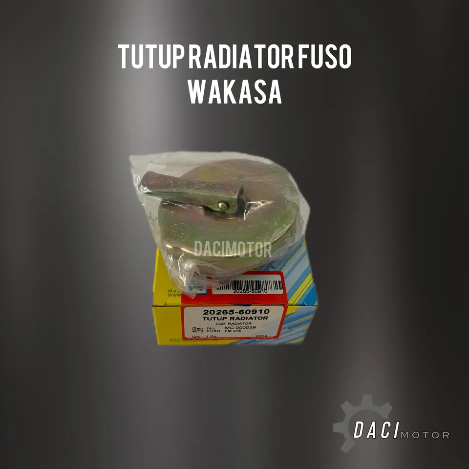 TUTUP RADIATOR FUSO FM215 WAKASA MC000039 TUTUP RADIATOR / RADIATOR CAP WAKASA