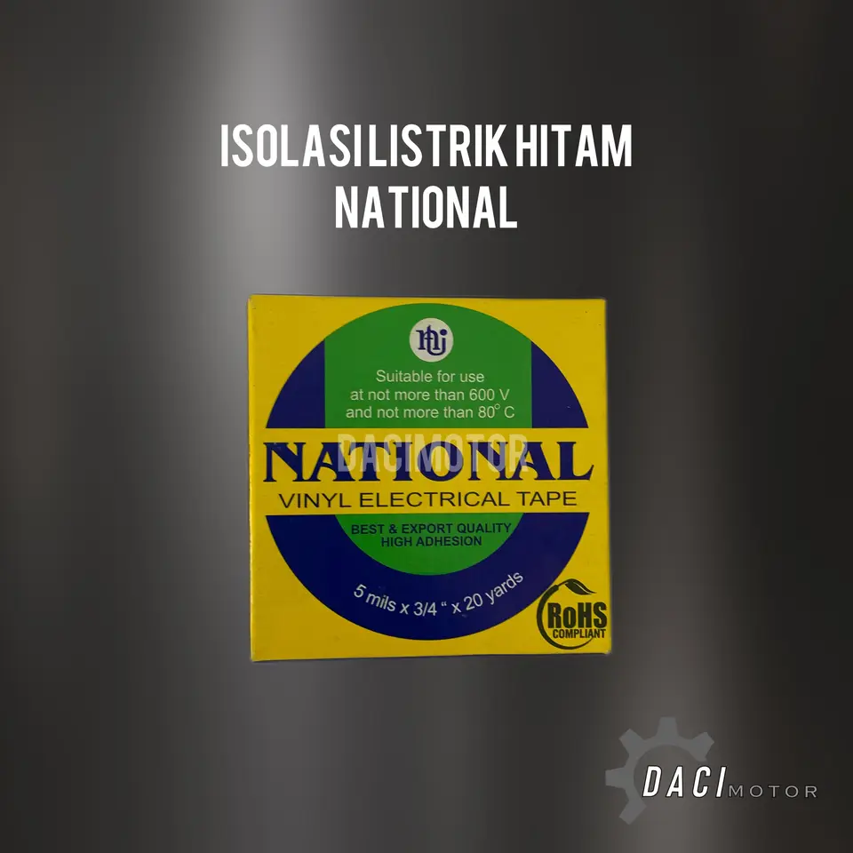 ISOLASI HITAM NATIONAL ISOLASI KABEL HITAM NATIONAL LEM NATIONAL