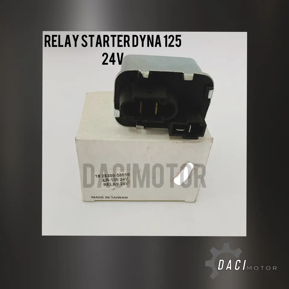 RELAY STARTER 24 V DYNA 125 / 130 (KAKI 4)