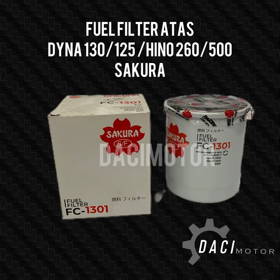 FILTER SOLAR ATAS HINO 260 LOHAN/ DYNA HT / ENGKEL 110 SAKURA