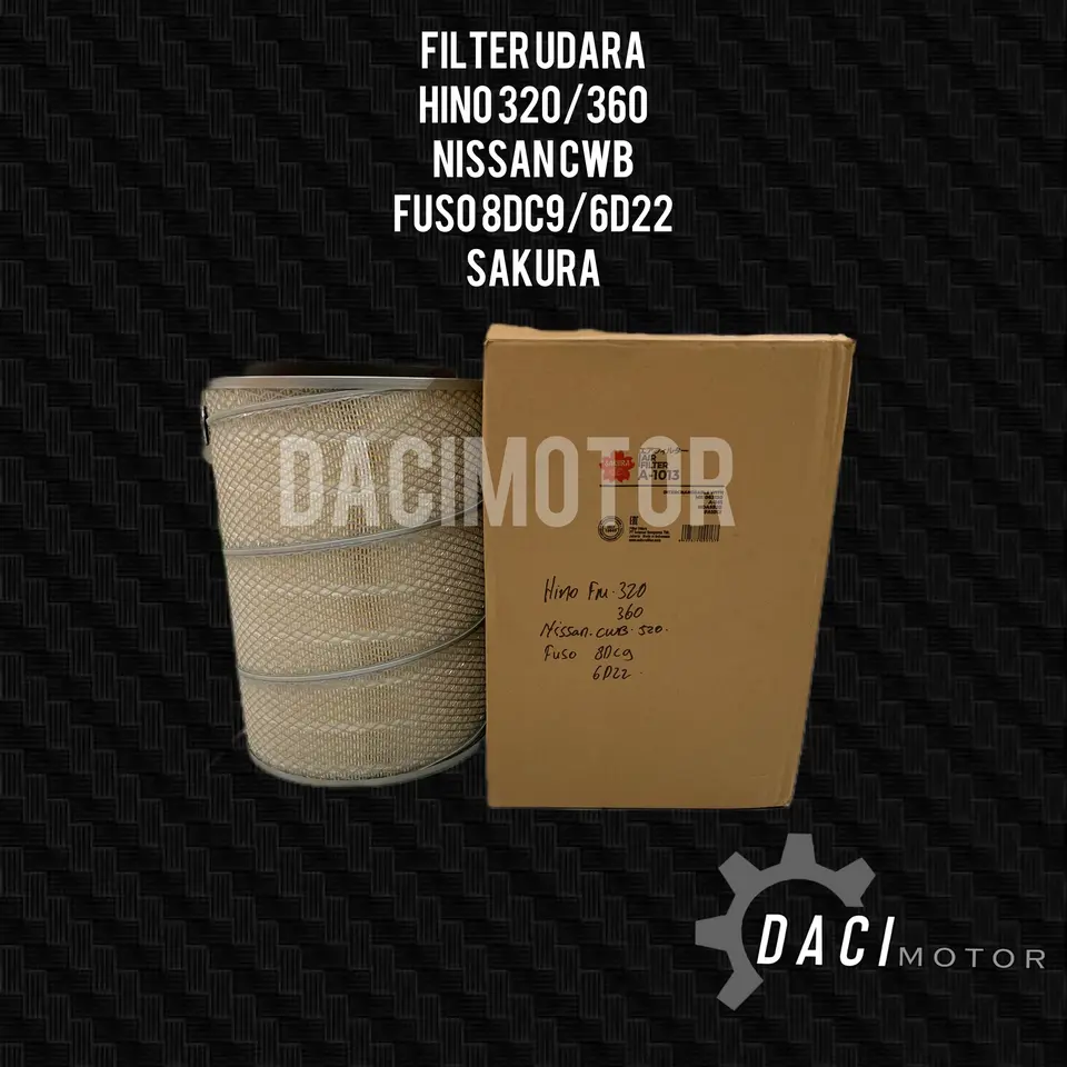 AIR FILTER NISSAN CWB 520/ HINO FM 320/360 /FUSO 8DC9/6D22 SAKURA A1013 / ME063130 / P136252 / P526428 / A361 / HDA5520 / FA1013 FILTER UDARA / AIR FILTER / AF SAKURA