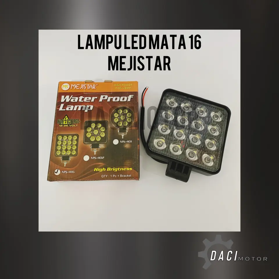 LAMPU SOROT LED MATA 16 (TIPIS) MEJISTAR LAMPU SOROT M16 TOOLS/ACCESORY/OTHER MEJISTAR