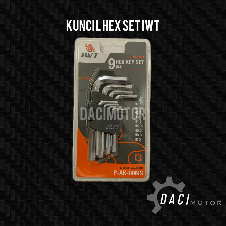 KUNCI L HEX SET (9PCS) IWT null TOOLS/ACCESORY/OTHER IWT