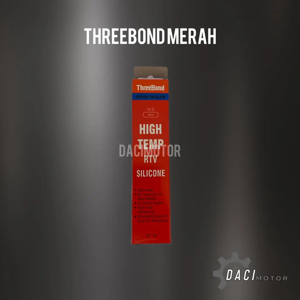 LEM THREEBOND MERAH (1DOS=12PCS) LEM MERAH LEM THREEBOND