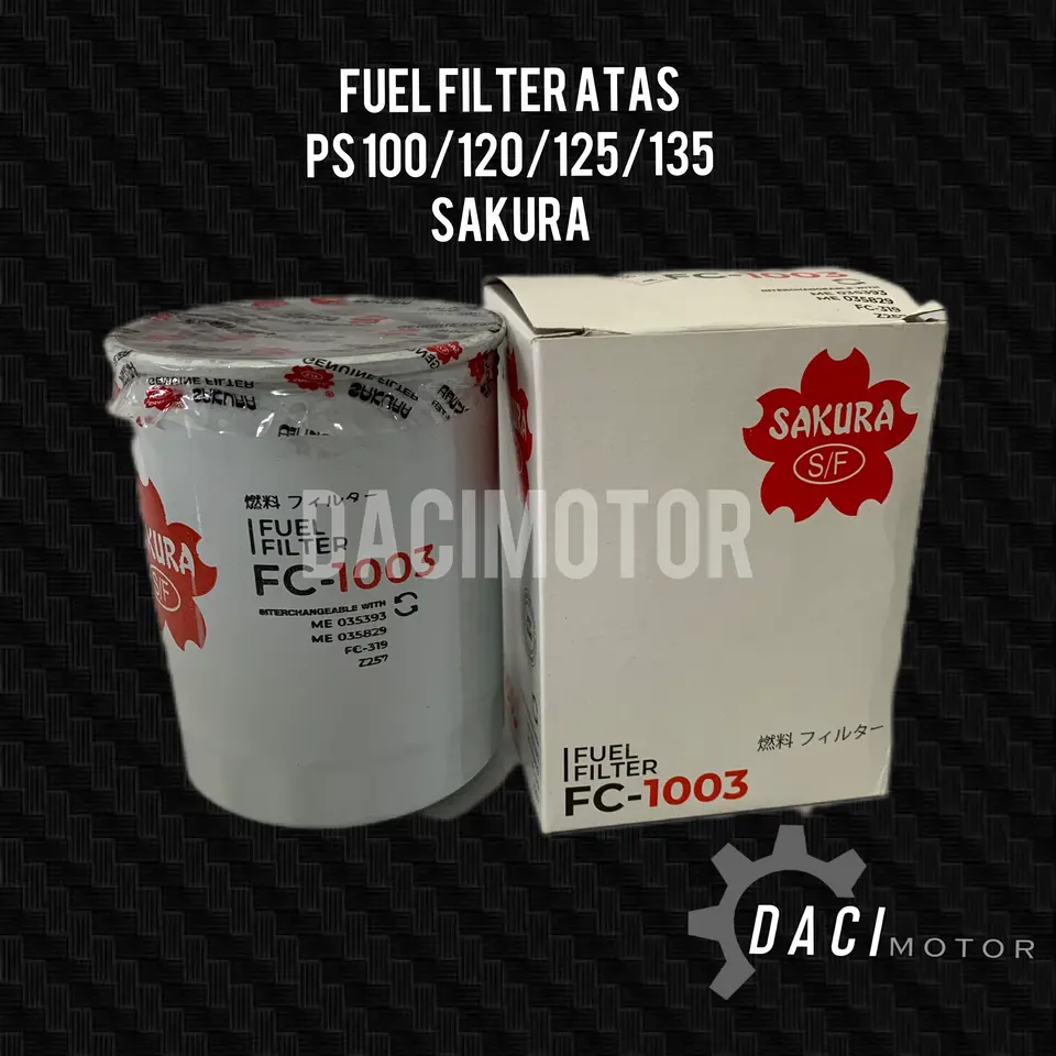 FUEL FILTER ATAS PS 100/120/135/125/136 CANTER FUSO SAKURA