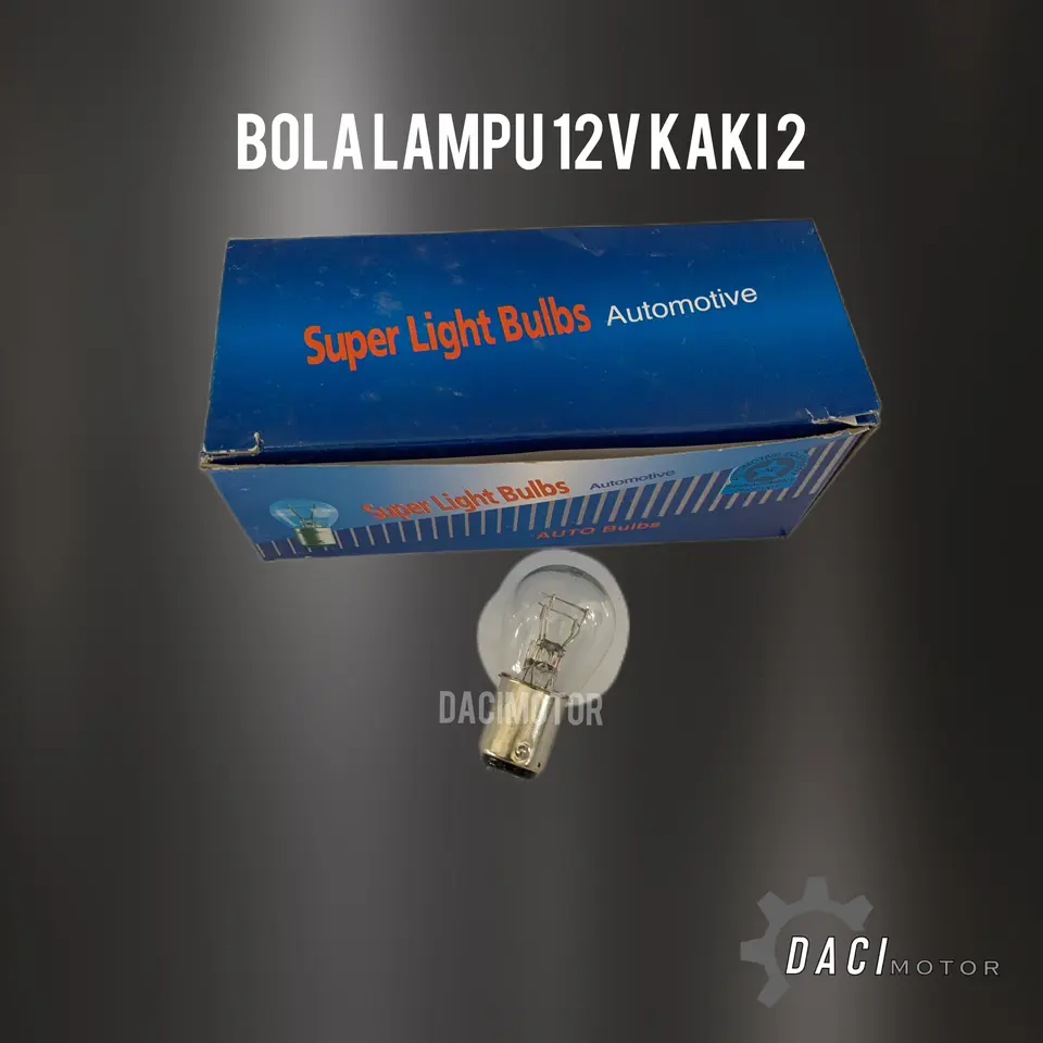 BOLA LAMPU KAKI 2 12V BESAR null LAMPU / BOLAM / BOHLAM / BOLAMP /  FOG LAMP SUPER LIGHT BULB AUTOMOTIVE