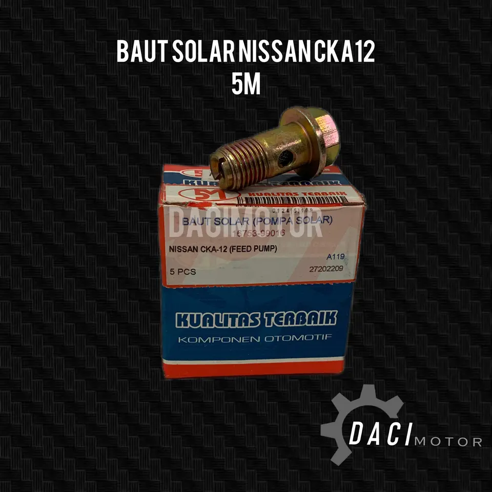 BAUT SOLAR NISSAN CKA12 (14X17MM) 5M 16753-99016 BAUT SOLAR/OLI 5M