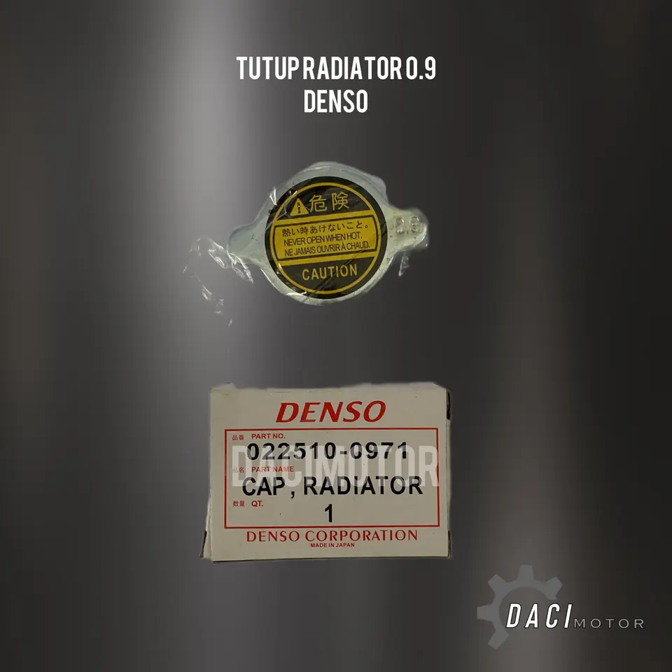 TUTUP RADIATOR KECIL (0.9) DENSO 022510-0971 TUTUP RADIATOR / RADIATOR CAP DENSO