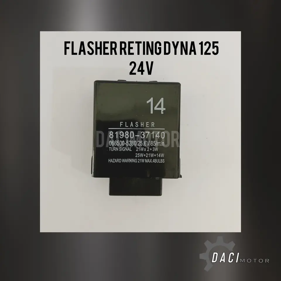 FLASHER RETING DYNA 125HT 24V 81980-37140 FLASER/FLASHER RETING / SEN / SEIN NO BRAND