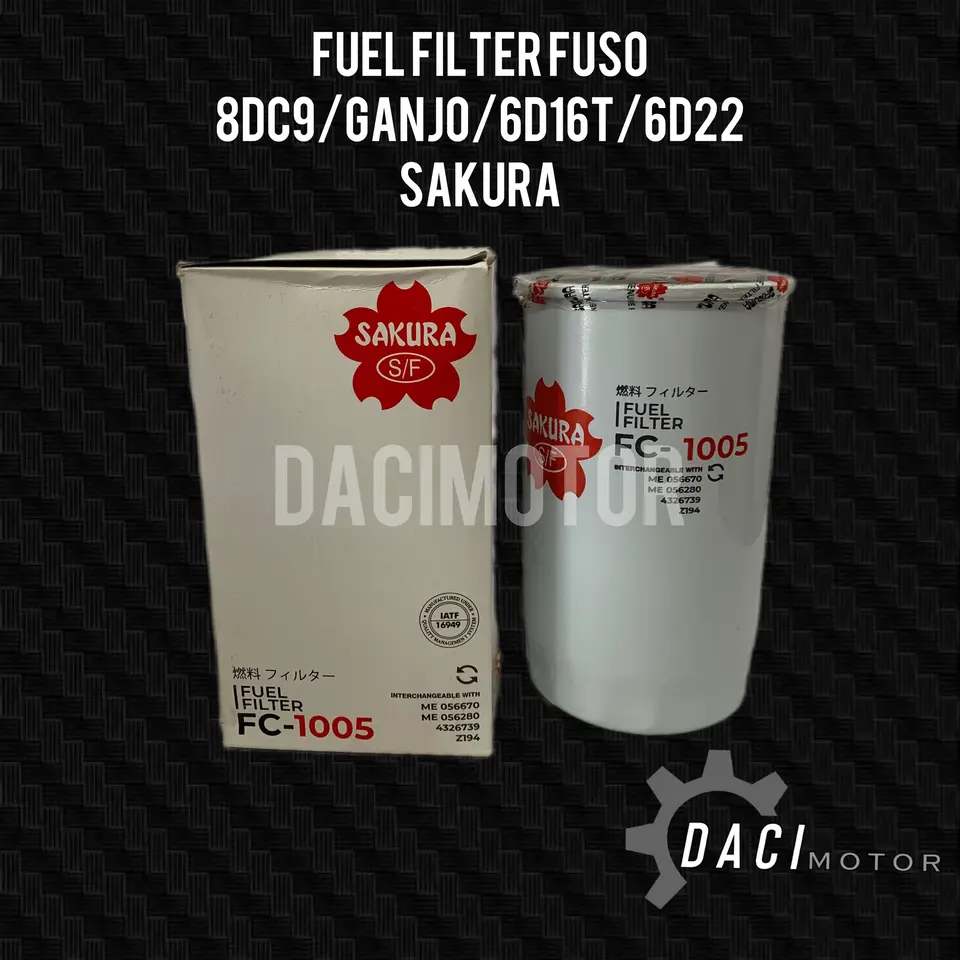FUEL FILTER ATAS PS220/8DC9/GANJO/6D16T/6D22 SAKURA