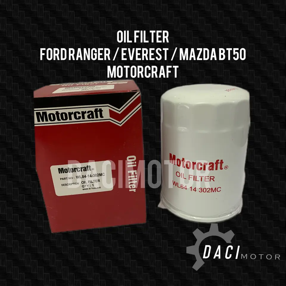 OIL FILTER FORD RANGER 2.5 / FORD EVEREST / MAZDA BT50 MOTORCRAFT WL84-14-302MC FILTER OLI / OIL FILTER/ OF MOTORCRAFT