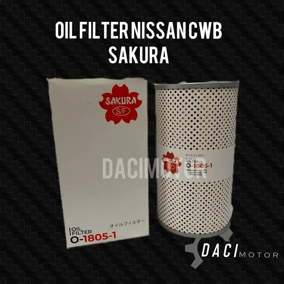 OIL FILTER NISSAN CWB 450/540 (PANJANG) SAKURA