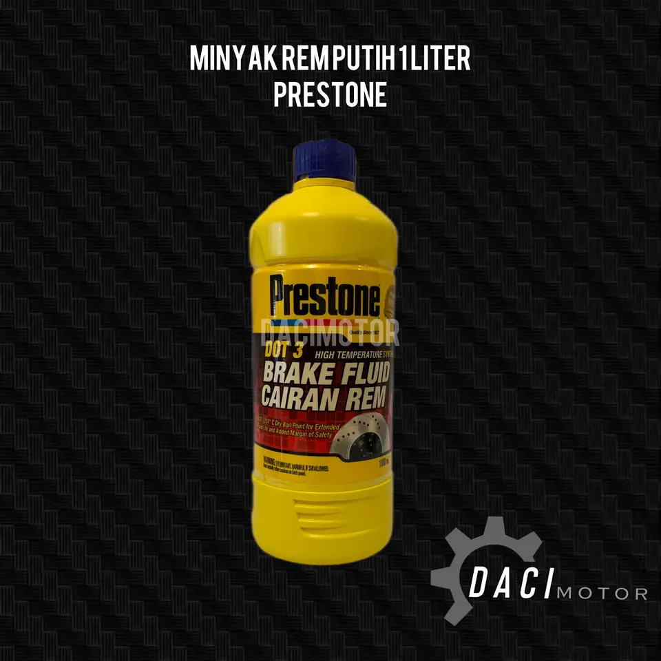 MINYAK REM DOT 3 BESAR (12X1L) PUTIH PRESTONE PUTIH 1L TOOLS/ACCESORY/OTHER PRESTONE