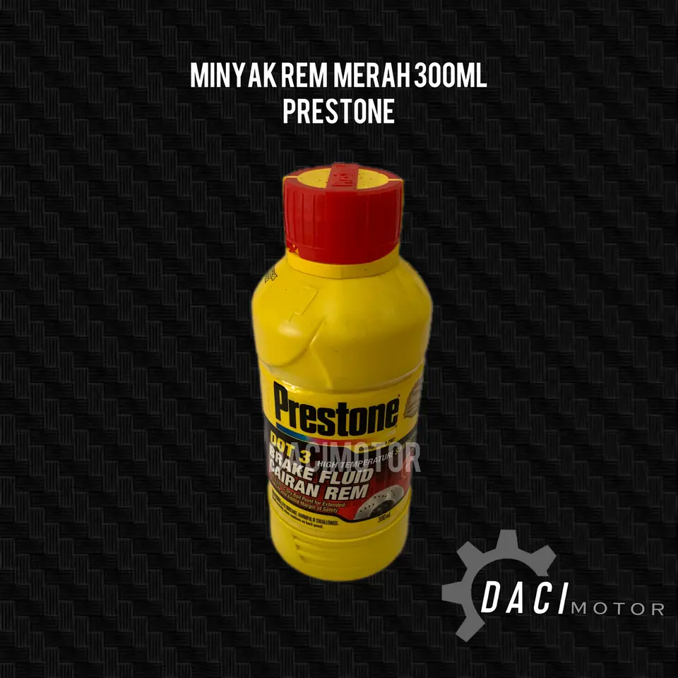MINYAK REM DOT 3 KECIL (24X300ML) MERAH PRESTONE MERAH 300ML TOOLS/ACCESORY/OTHER PRESTONE